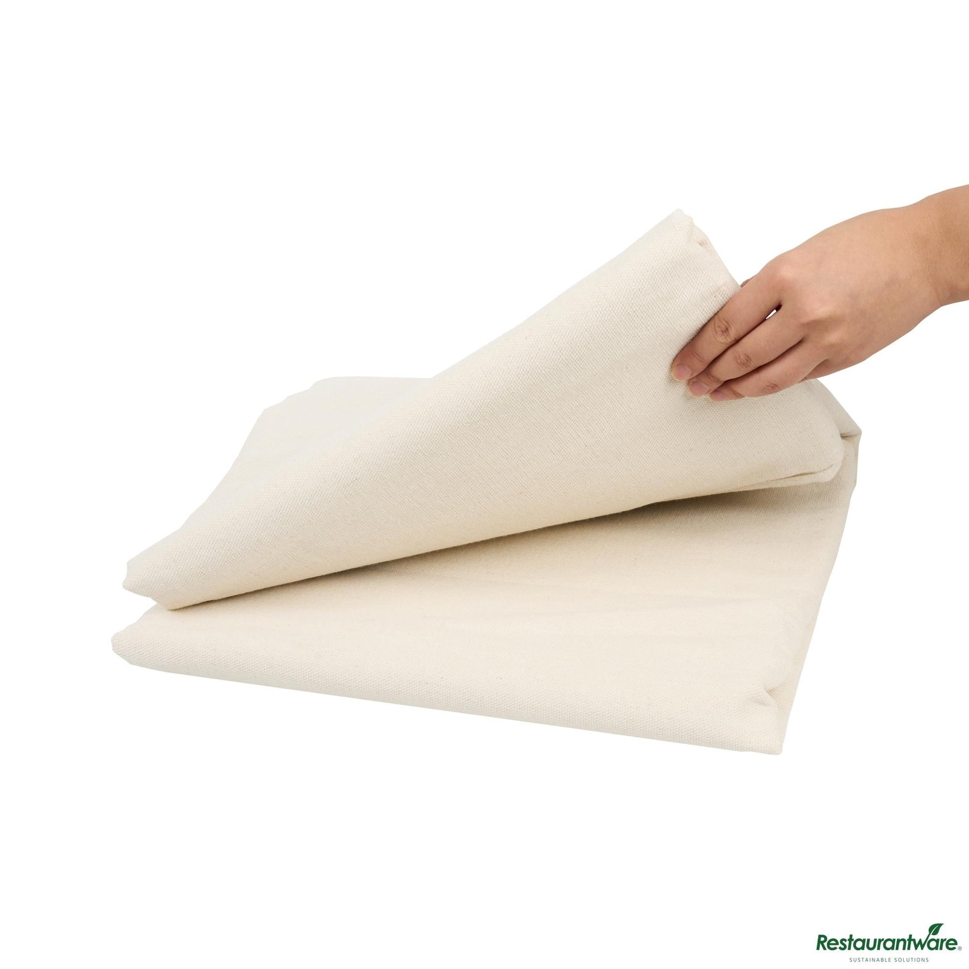 Wholesale Restaurantware White Cotton Canvas Drop Cloth - Heavy Weight - 48" X 144.1" X 0"- Bulk