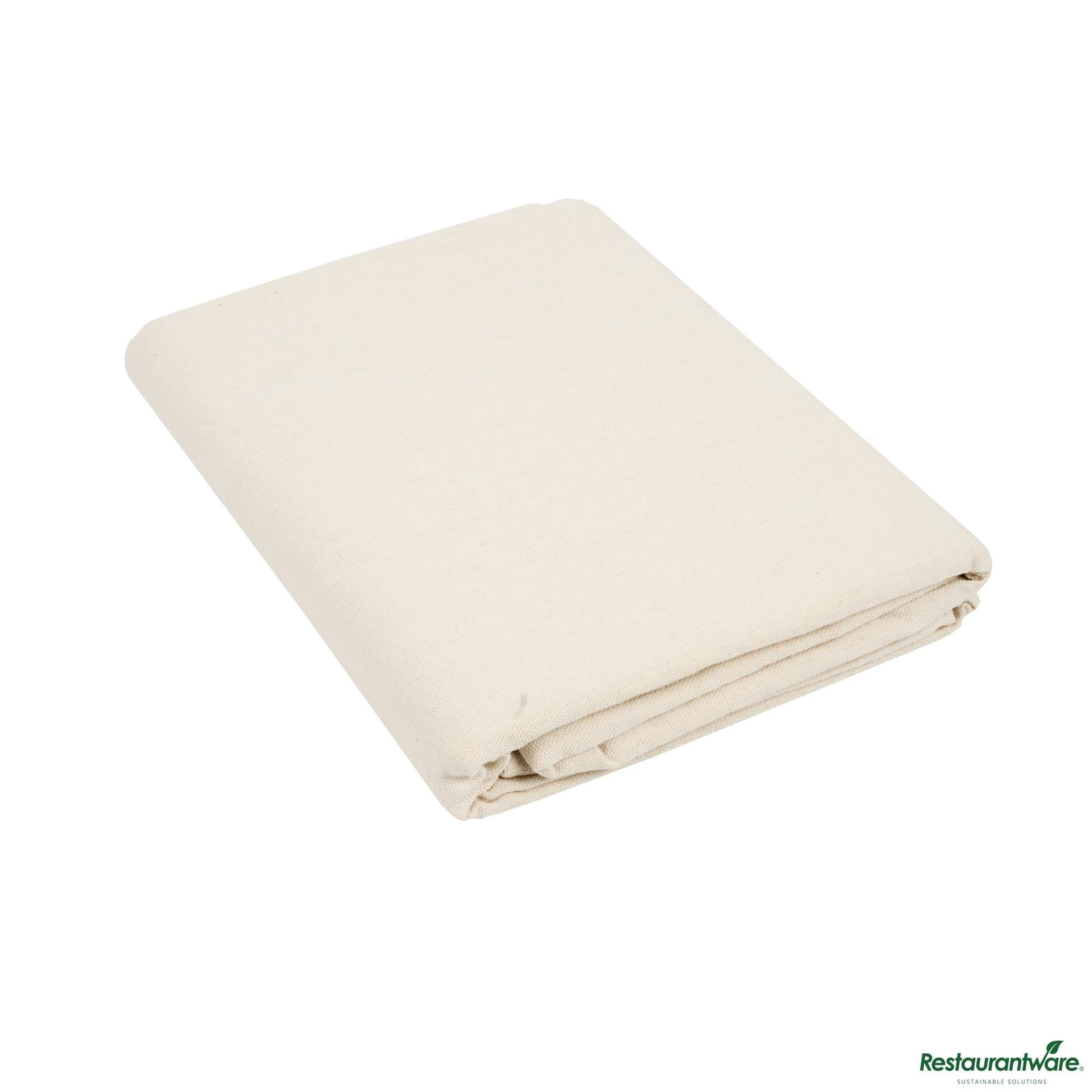 Wholesale Restaurantware White Cotton Canvas Drop Cloth - Heavy Weight - 72" X 107.9" X 0.03"- Bulk