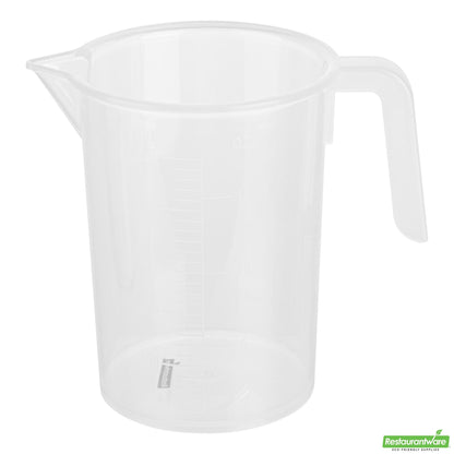 Wholesale Restaurantware 16 Oz Clear Plastic Measuring Cup-4.3" X 3.5" X 4.- Bulk