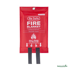 Wholesale Restaurantware Be Safe Fire Safety Blanket - 39.4" X 39.4" X 0.004"- Bulk