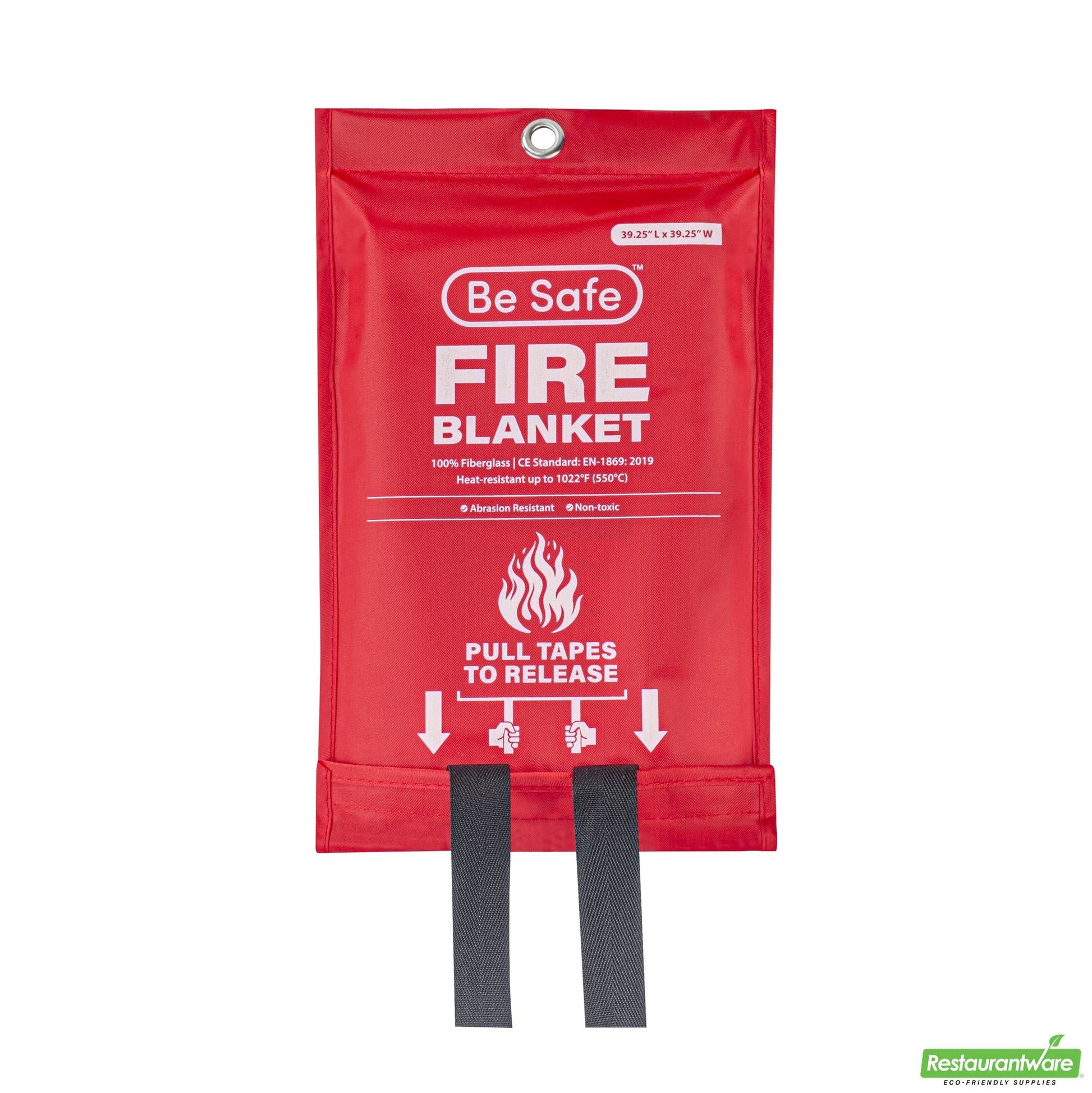 Wholesale Restaurantware Fiberglass Emergency Fire Blanket - 39.4" X 39.4" X 0.004"- Bulk