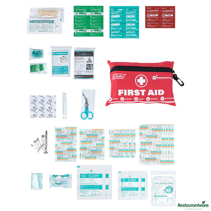 Wholesale Restaurantware 10-Person Class a Mini First Aid Kit - 110 Piece - 7.5" X 5.3" X 2.4"- Bulk