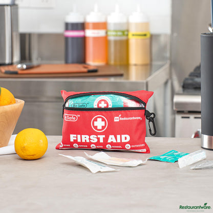 Wholesale Restaurantware 10-Person Class a Mini First Aid Kit - 110 Piece - 7.5" X 5.3" X 2.4"- Bulk