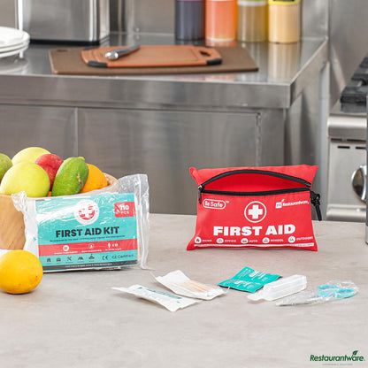 Wholesale Restaurantware 10-Person Class a Mini First Aid Kit - 110 Piece - 7.5" X 5.3" X 2.4"- Bulk