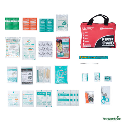 Wholesale Restaurantware 25-Person Class a First Aid Kit - 160 Piece - 7.9" X 6.3" X 3.1"- Bulk