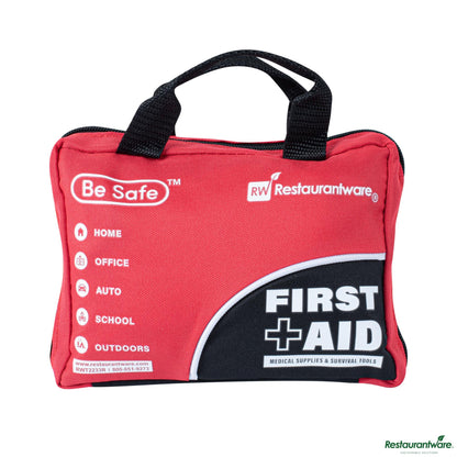 Wholesale Restaurantware 25-Person Class a First Aid Kit - 160 Piece - 7.9" X 6.3" X 3.1"- Bulk