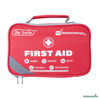 Wholesale Restaurantware 50-Person Class a 2-in-1 First Aid Kit - 258 Piece - 9.4" X 6.3" X 2.8"- Bulk