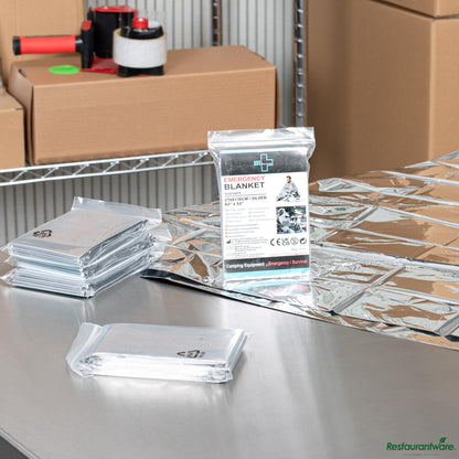 Wholesale Restaurantware Emergency Thermal Blanket - 82.7" X 51.2" X 0.1"- Bulk