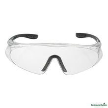Wholesale Restaurantware Safety Glasses - Anti-Fog, Black with Clear Lens - 6.1" X 6.3" X 2"- Bulk