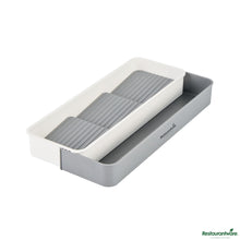 Wholesale Restaurantware Professional Gray and White Plastic 3-Tier Spice Drawer Organizer - 15.6" X 5.5" X 2.2"- Bulk