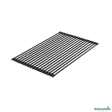 Wholesale Restaurantware Professional Black Steel over-Sink Roll-up Drying Rack - Non-Slip - 20.5" X 13" X 0.3"- Bulk