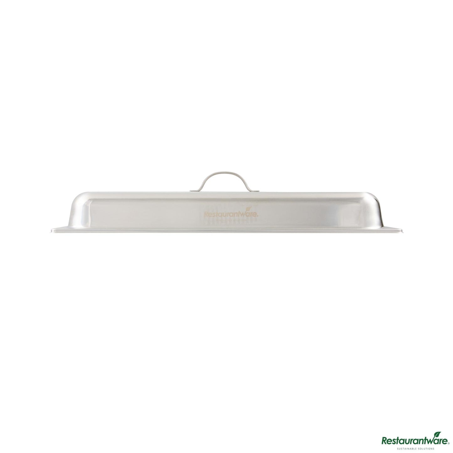 Wholesale Restaurantware Full Size Stainless Steel Chafer Cover - with Handle - 21.1" X 12.9" X 3"- Bulk