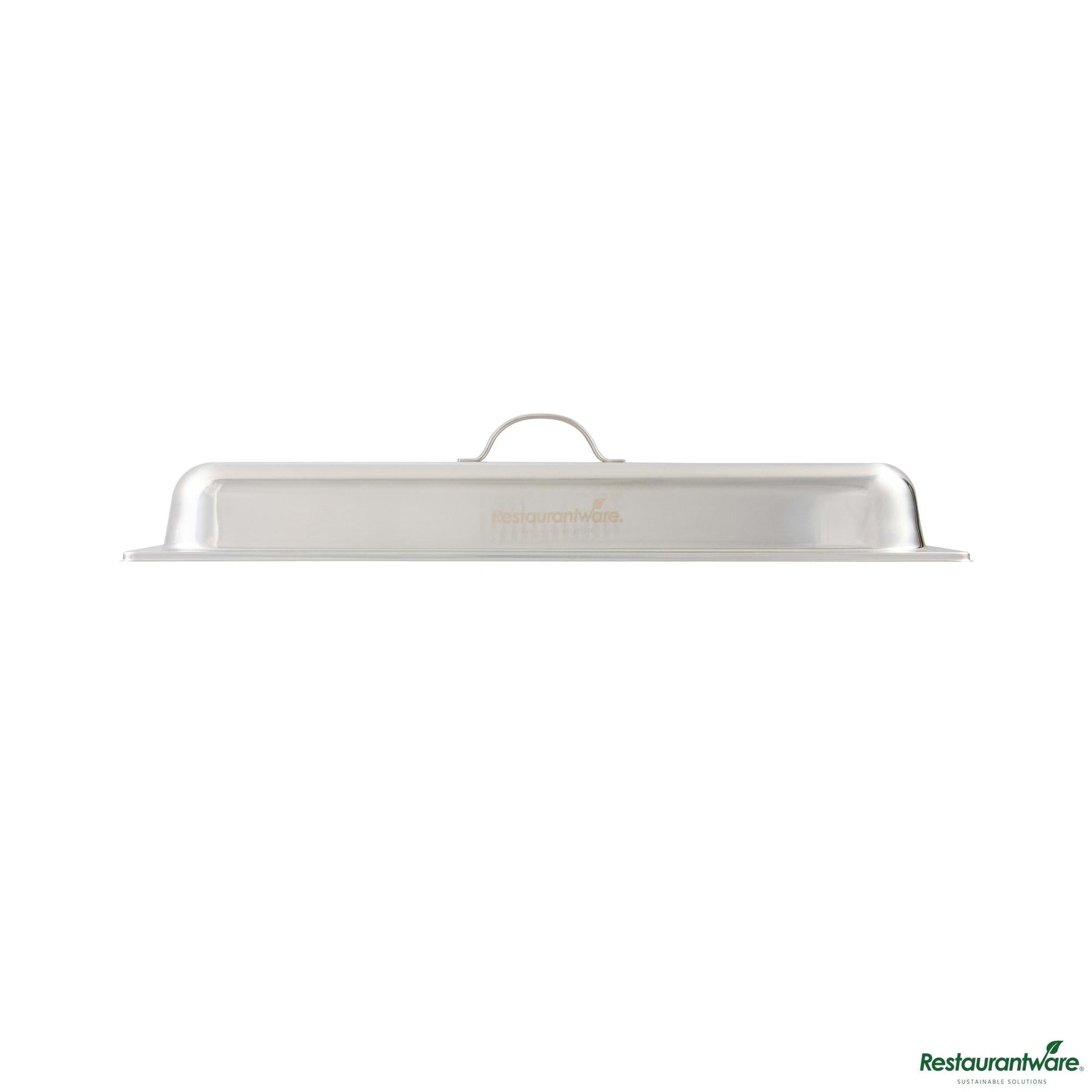 Wholesale Restaurantware Full Size Stainless Steel Chafer Cover - with Handle - 21.1" X 12.9" X 3"- Bulk