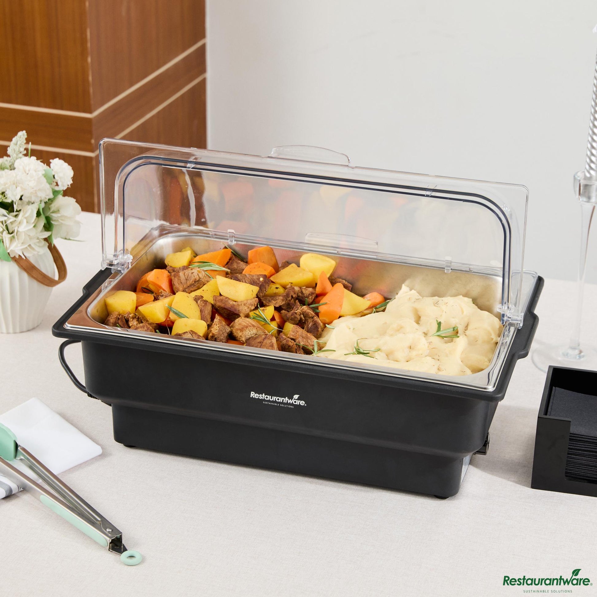Wholesale Restaurantware 14 Qt Full Size Electric Water Pan / Warmer - 25.4" X 13.8" X 14.6"- Bulk
