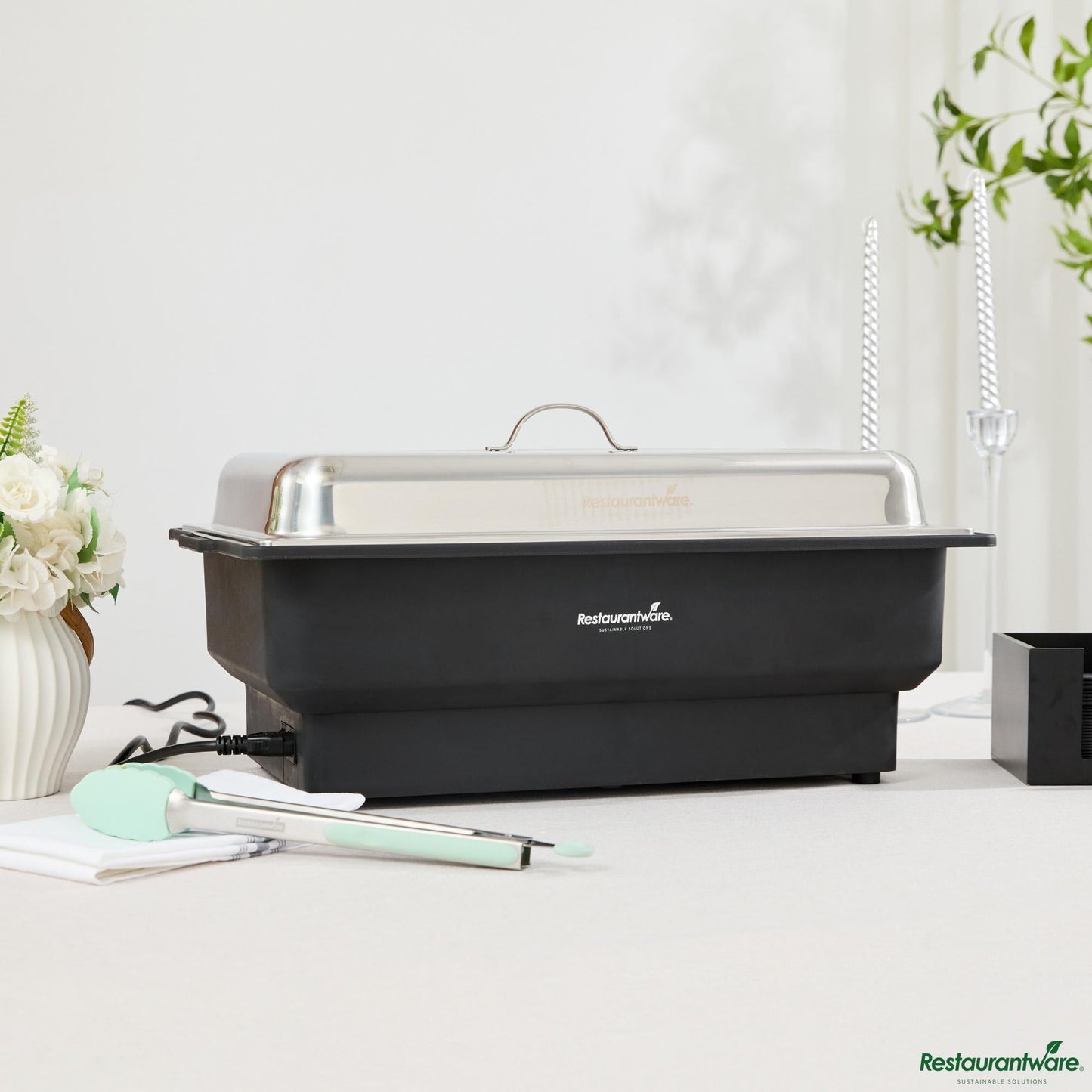 Wholesale Restaurantware 14 Qt Full Size Electric Water Pan / Warmer - 25.4" X 13.8" X 14.6"- Bulk