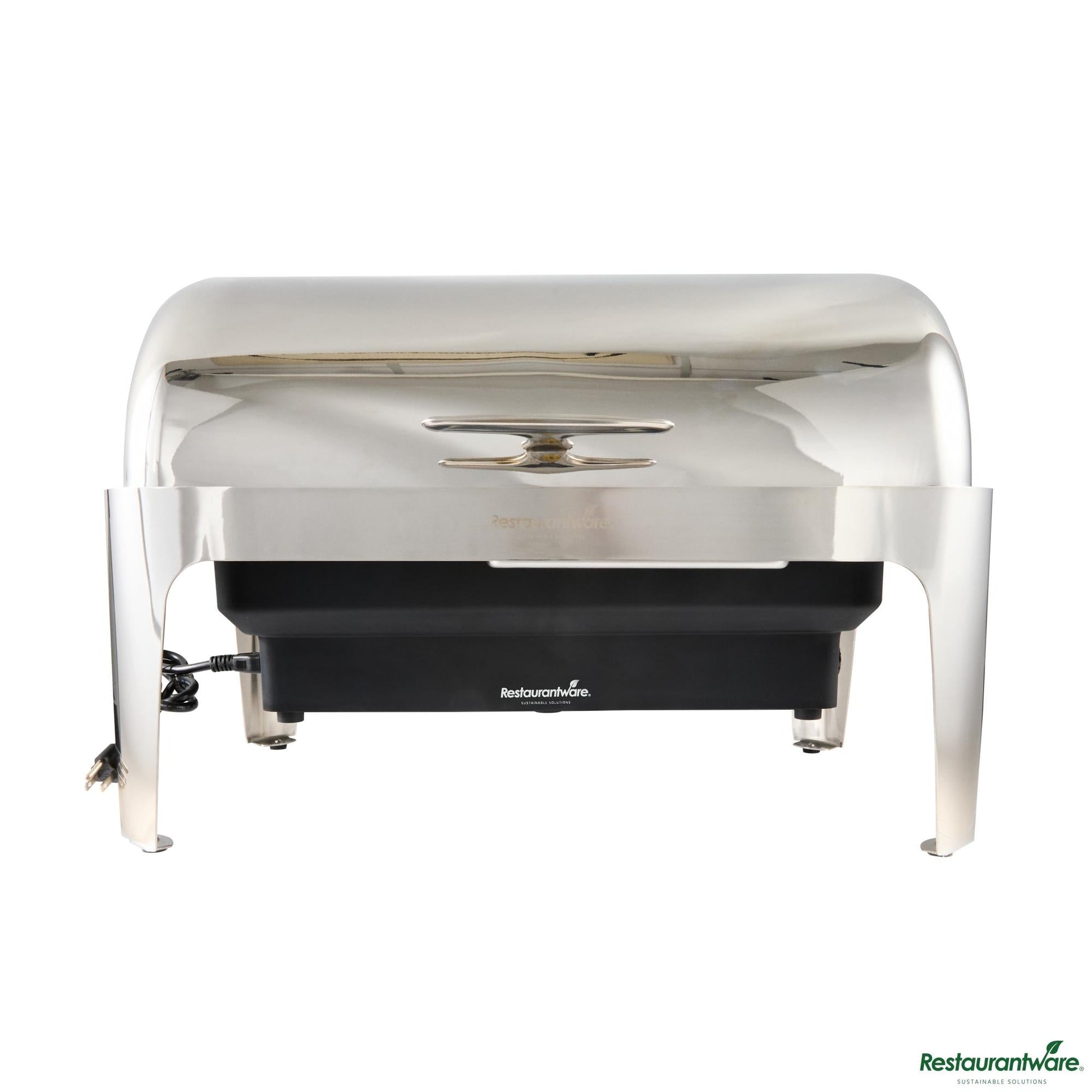 Wholesale Restaurantware 14 Qt Full Size Electric Chafer - Stainless Steel Roll Top Cover - 13.8" X 14.6" X 10"- Bulk