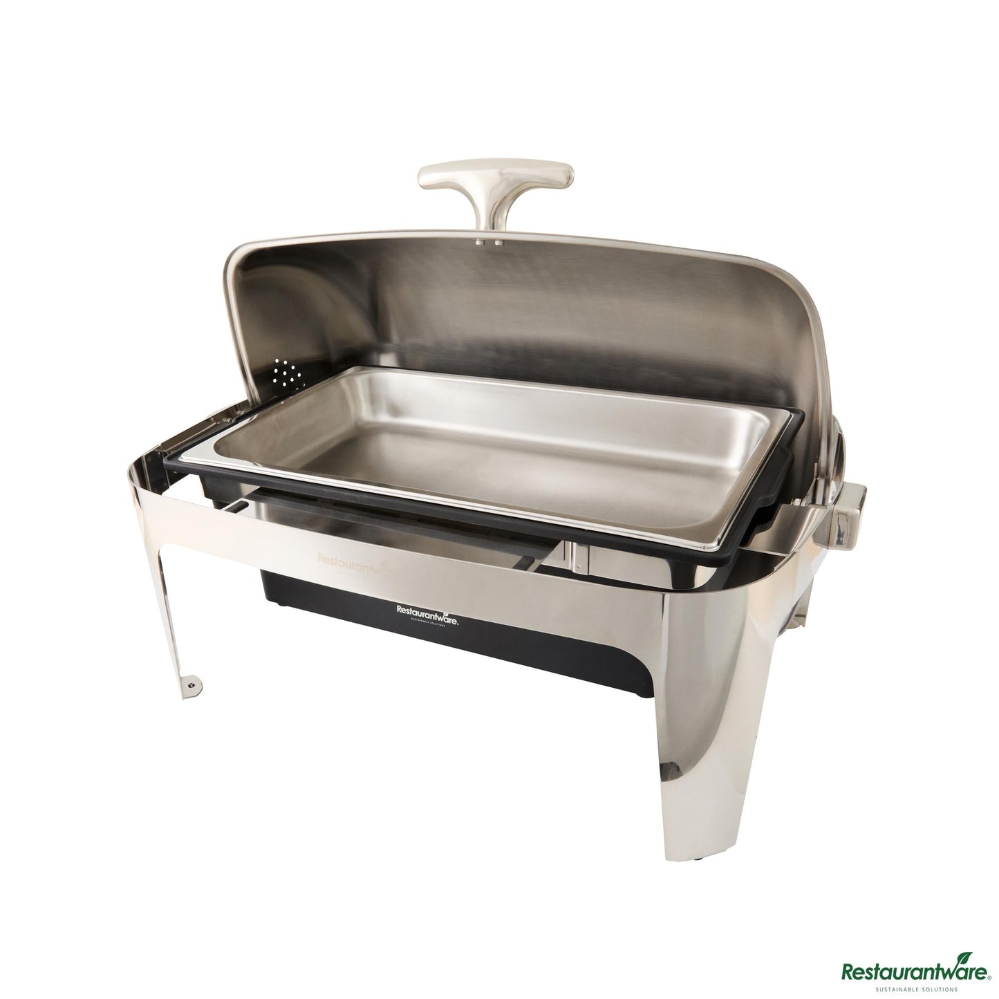 Wholesale Restaurantware 9 Qt Full Size Electric Chafer - Stainless Steel Roll Top Cover - 13.8" X 14.6" X 10"- Bulk