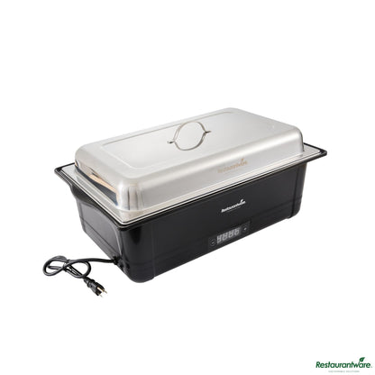 Wholesale Restaurantware 14 Qt Full Size Electric Chafer - Food Pan - 13.8" X 14.6" X 10"- Bulk