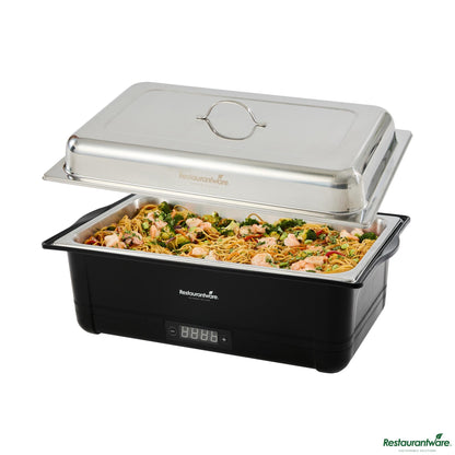Wholesale Restaurantware 14 Qt Full Size Electric Chafer - Food Pan - 13.8" X 14.6" X 10"- Bulk