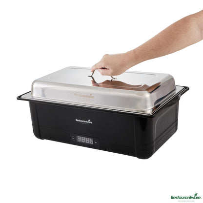 Wholesale Restaurantware 14 Qt Full Size Electric Chafer - Food Pan - 13.8" X 14.6" X 10"- Bulk