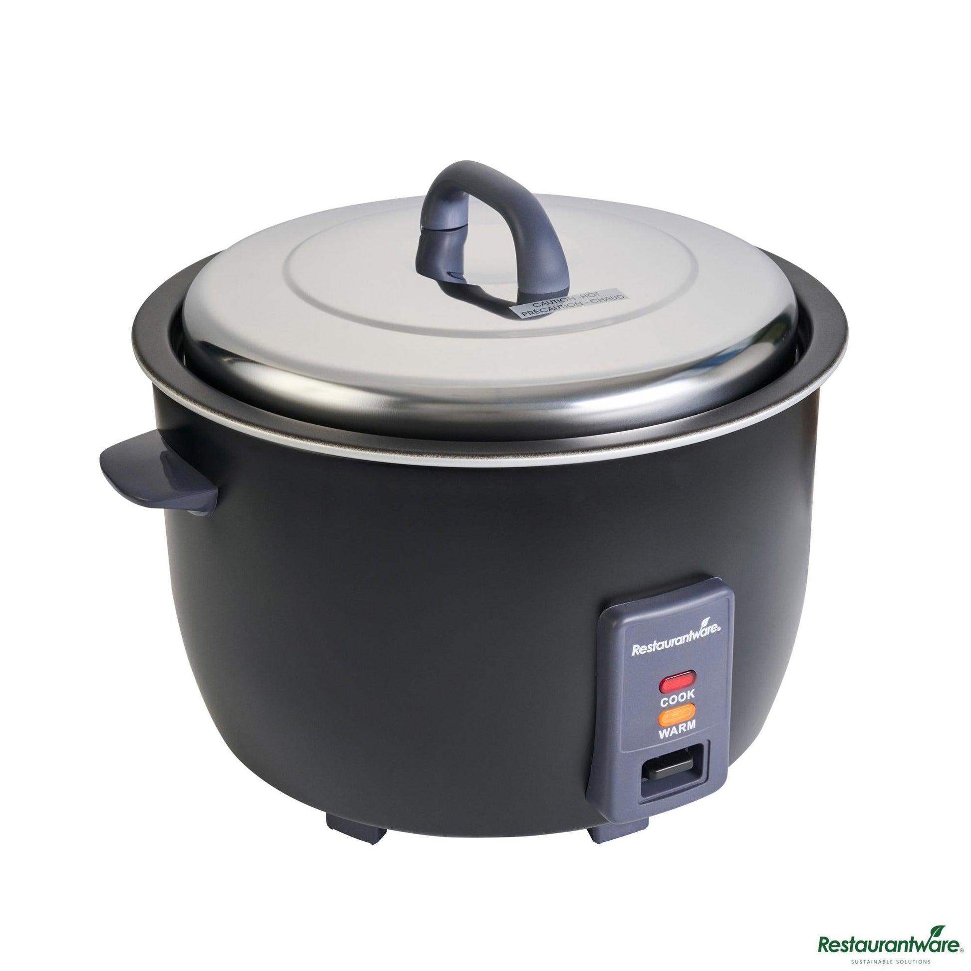 Wholesale Restaurantware 60 Cup (30 Cup Raw) Steel Electric Rice Cooker/warmer - Removable Lid - 17.3" X 16.9" X 12.6"- Bulk