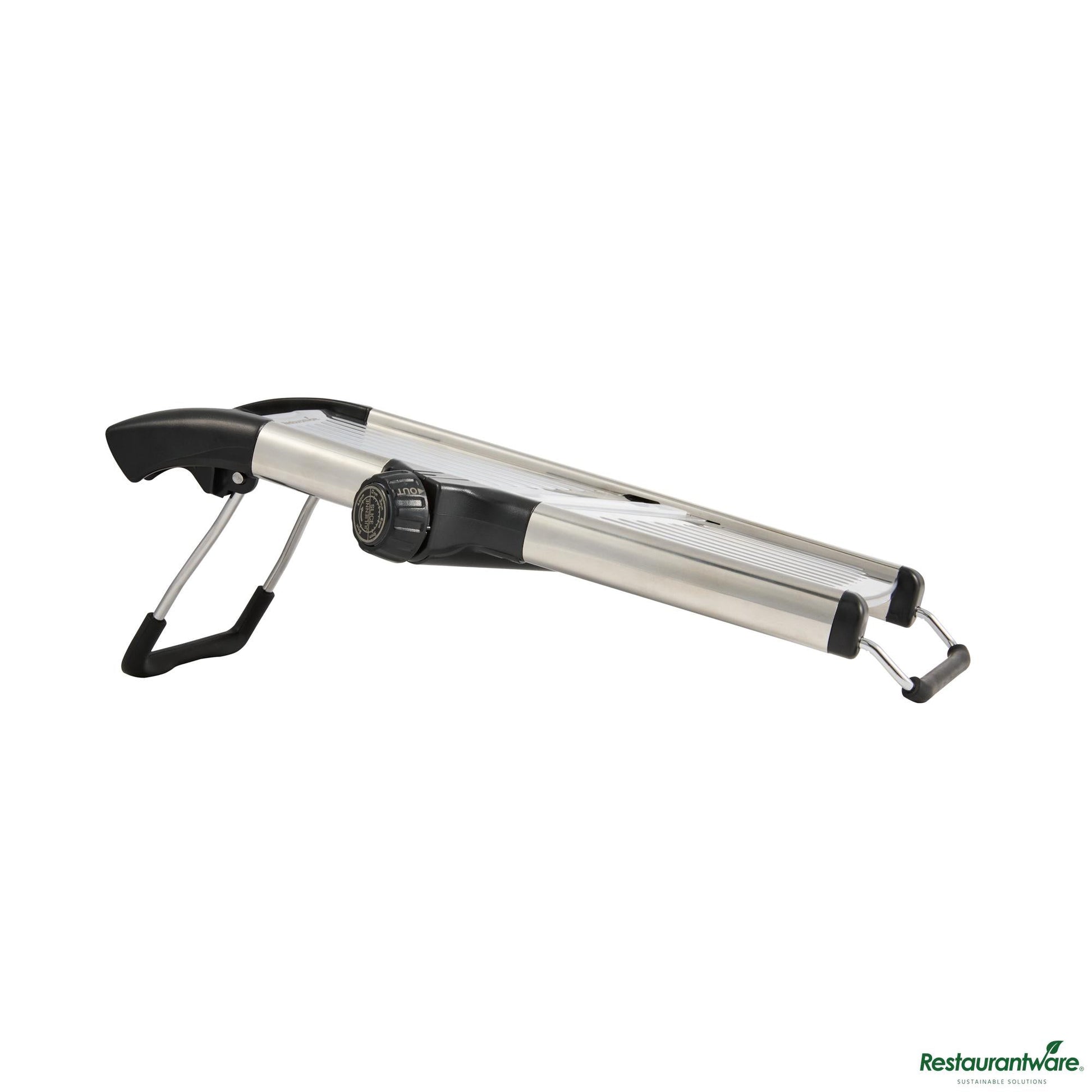 Wholesale Restaurantware Stainless Steel Heavy-Duty Adjustable Mandoline Slicer - 16.5" X 5.3" X 5.3"- Bulk