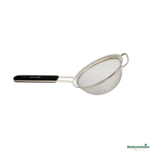 Wholesale Restaurantware Round Stainless Steel Extra Fine Mesh Strainer - with Silicone Handle - 12.6x5.5x2.4"- Bulk
