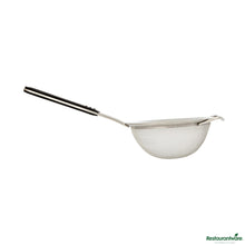 Wholesale Restaurantware Round Stainless Steel Extra Fine Mesh Strainer - with Silicone Handle - 12.6x5.5x2.4"- Bulk