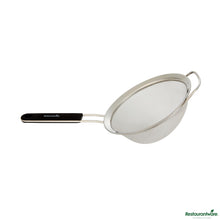 Wholesale Restaurantware Round Stainless Steel Extra Fine Mesh Strainer - with Silicone Handle - 14.5x7.1x3"- Bulk