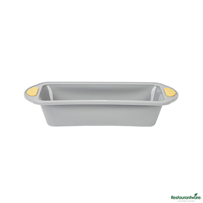 Wholesale Restaurantware Gray Silicone Bread Loaf Pan - Non-Stick, with Handles - 9.3"×5.5"×2.4"- Bulk