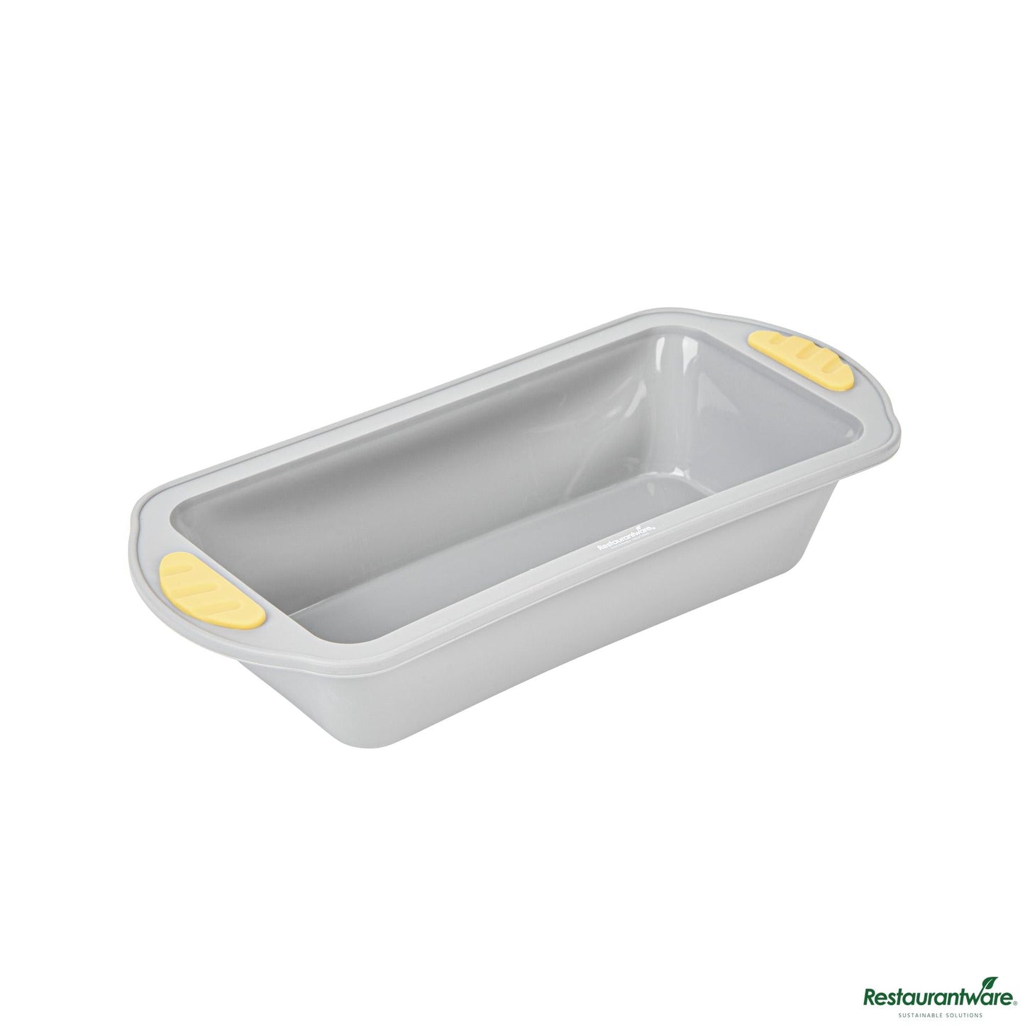 Wholesale Restaurantware Gray Silicone Bread Loaf Pan - Non-Stick, with Handles - 9.3"×5.5"×2.4"- Bulk
