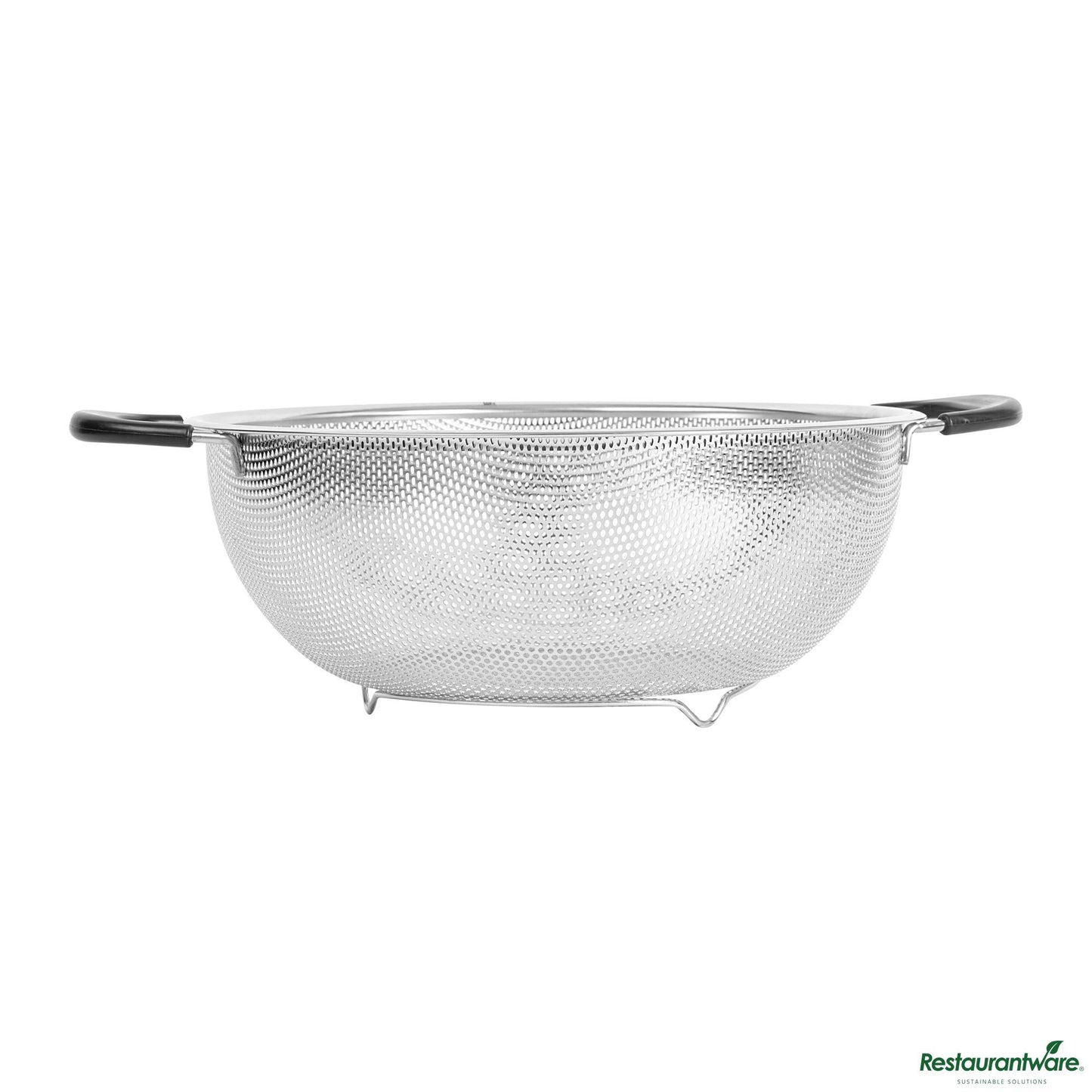 Wholesale Restaurantware 5 Qt Stainless Steel Mesh Colander - with Handles - 14.5" X 11.2" X 4.3"- Bulk