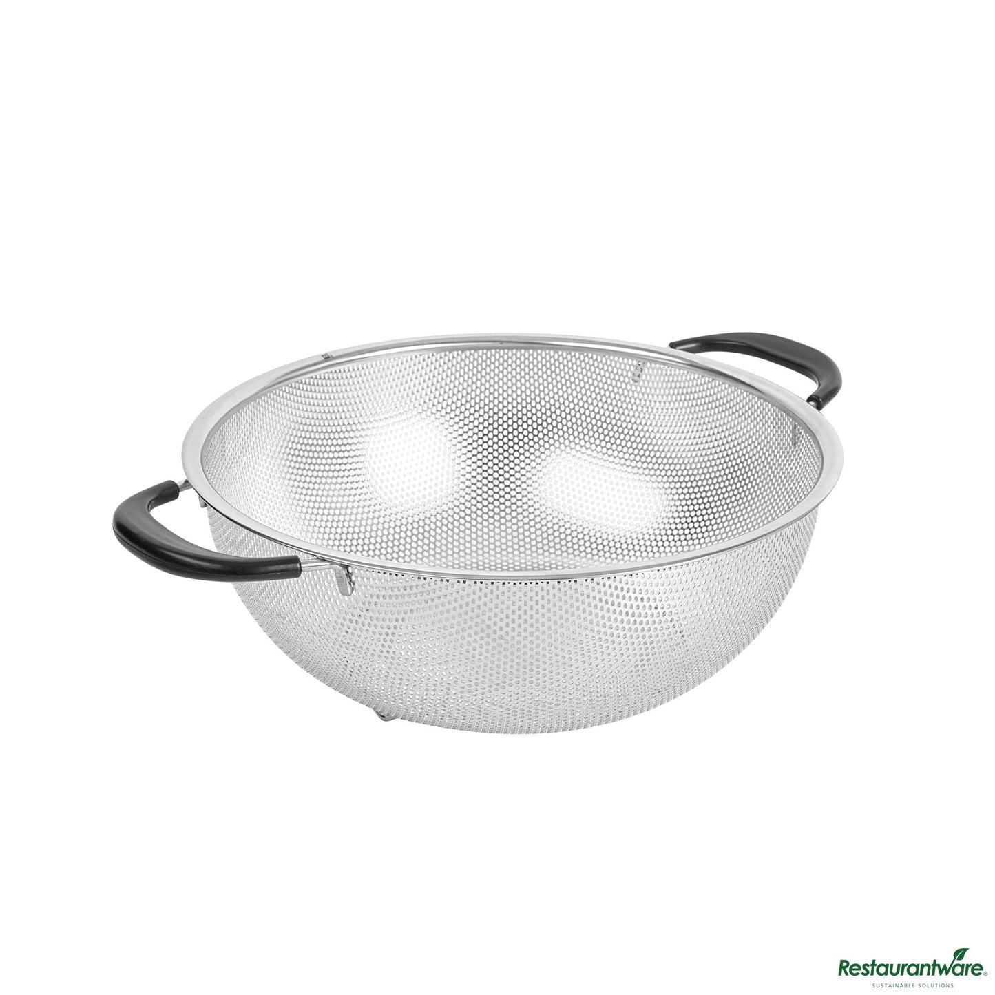 Wholesale Restaurantware 5 Qt Stainless Steel Mesh Colander - with Handles - 14.5" X 11.2" X 4.3"- Bulk