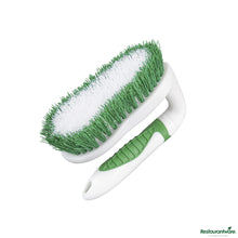 Wholesale Restaurantware Green and White All-Purpose Scrub Brush - Iron Style, Heavy-Duty - 5.9" X 2.9" X 3.9"- Bulk