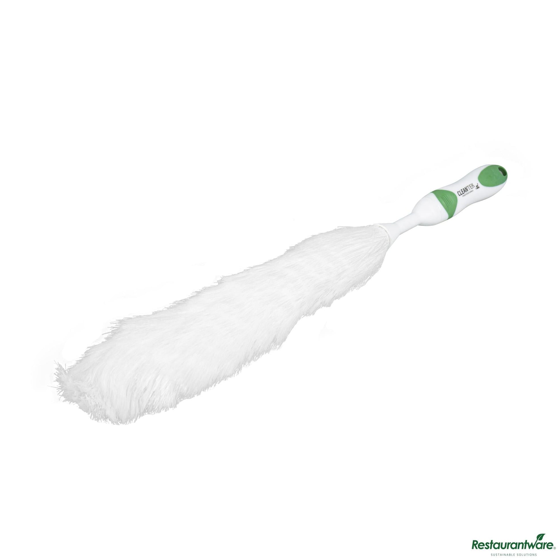 Wholesale Restaurantware Green and White Polypropylene Duster - Washable - 22" X 2.4" X 2.4"- Bulk