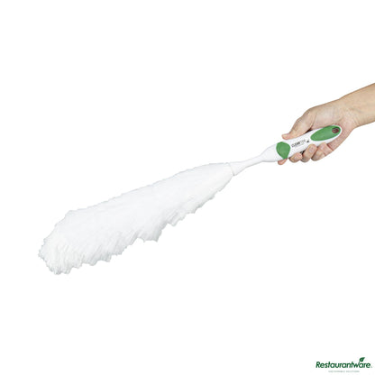 Wholesale Restaurantware Green and White Polypropylene Duster - Washable - 22" X 2.4" X 2.4"- Bulk