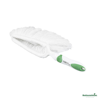 Wholesale Restaurantware Green and White Multipurpose Cotton Duster - Washable - 13.8" X 2.2" X 2.6"- Bulk