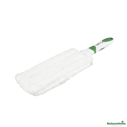 Wholesale Restaurantware Green and White Flat Cotton Duster - Washable - 14.8" X 3.5" X 1.1"- Bulk