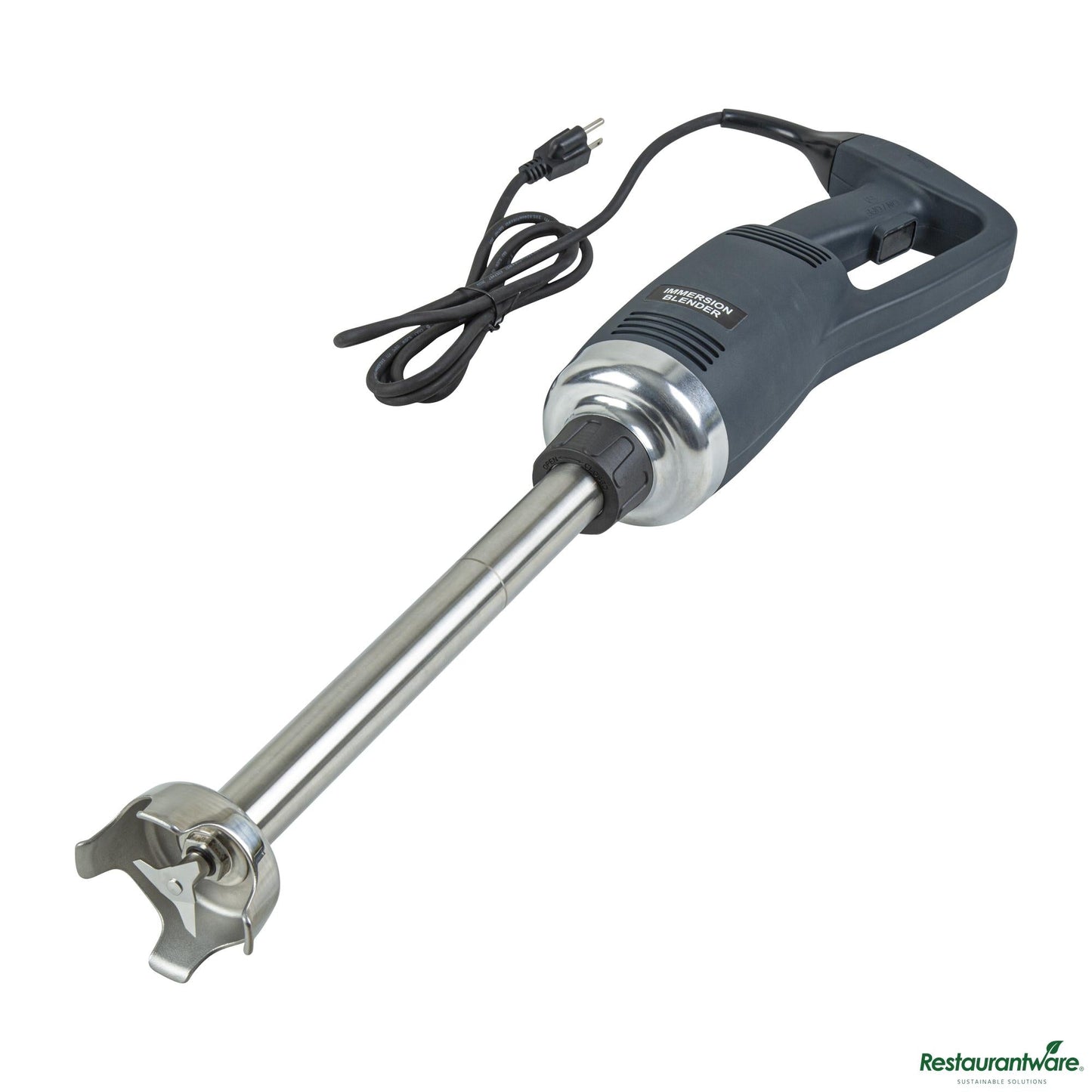Wholesale Restaurantware Blue Immersion Blender - with 16" Shaft, Variable Speed, 1 Hp - 23.8"×11.2"×5"- Bulk