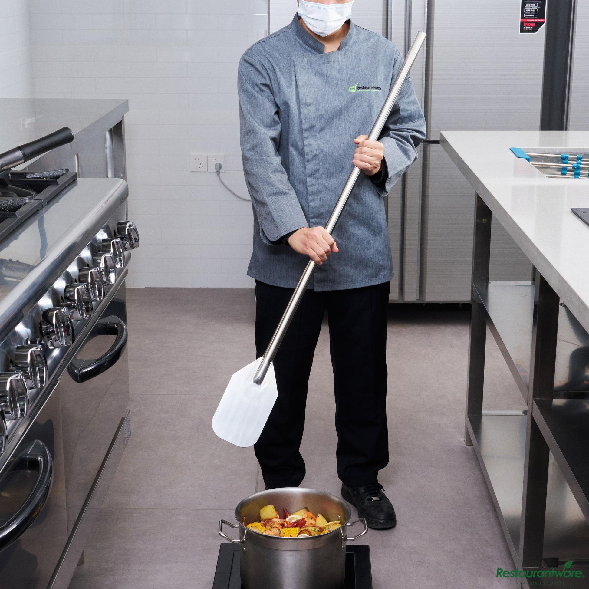 Wholesale Restaurantware Stainless Steel Paddle - 48"×4.7"×1"- Bulk