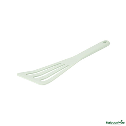 Wholesale Restaurantware Teal Silicone High Temperature Slotted Turner / Spatula - 12.3" X 3.5" X 0.5"- Bulk