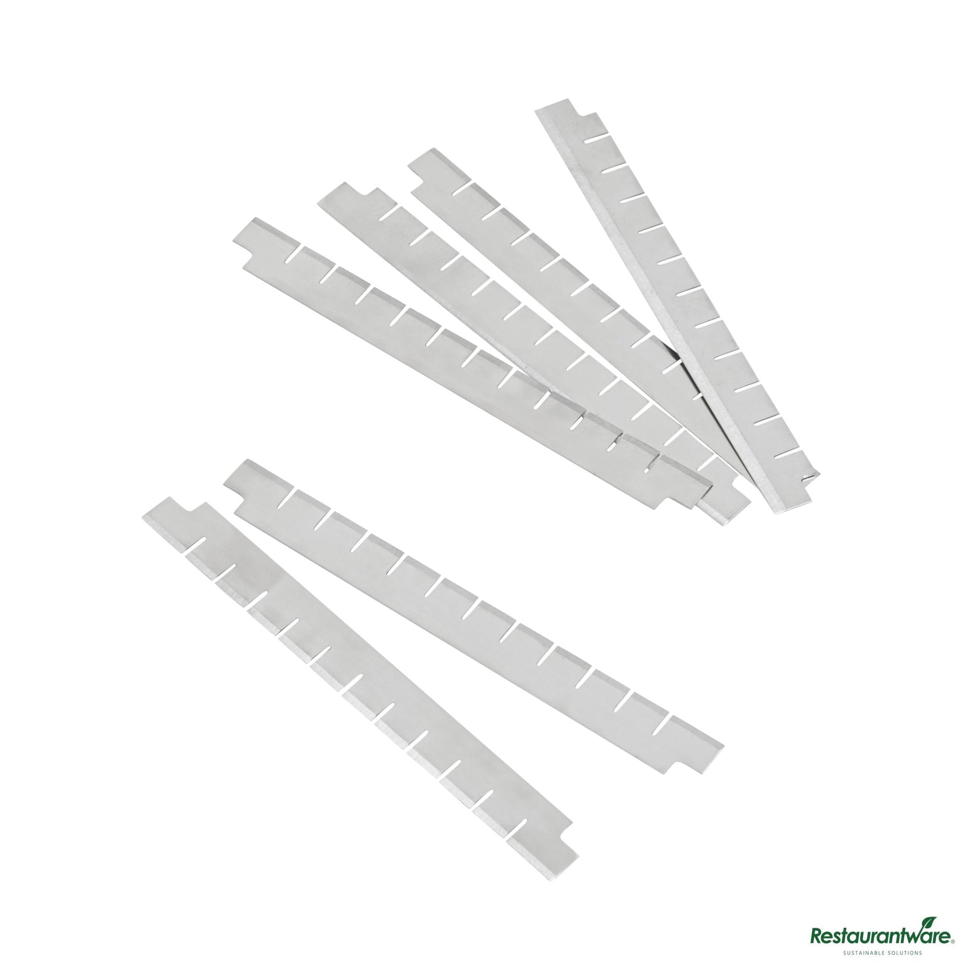 Wholesale Restaurantware 22-Piece Stainless Steel Vegetable Dicer 1/4" Blade Set - 3.5" X 0.5" X 0.5"- Bulk