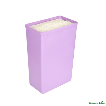 Wholesale Restaurantware 10 Gal / 160 Cup Blue Plastic Ingredient Bin - 15.1" X 9.1" X 23.1"- Bulk