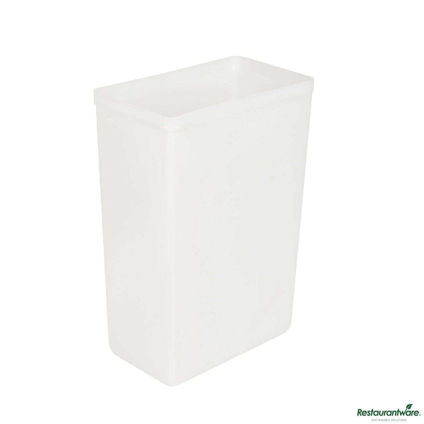 Wholesale Restaurantware 10 Gal / 160 Cup White Plastic Ingredient Bin - 15.1" X 9.1" X 23.1"- Bulk