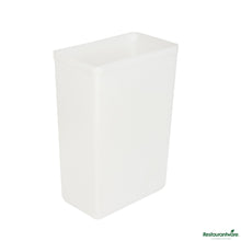 Wholesale Restaurantware 10 Gal / 160 Cup White Plastic Ingredient Bin - 15.1" X 9.1" X 23.1"- Bulk