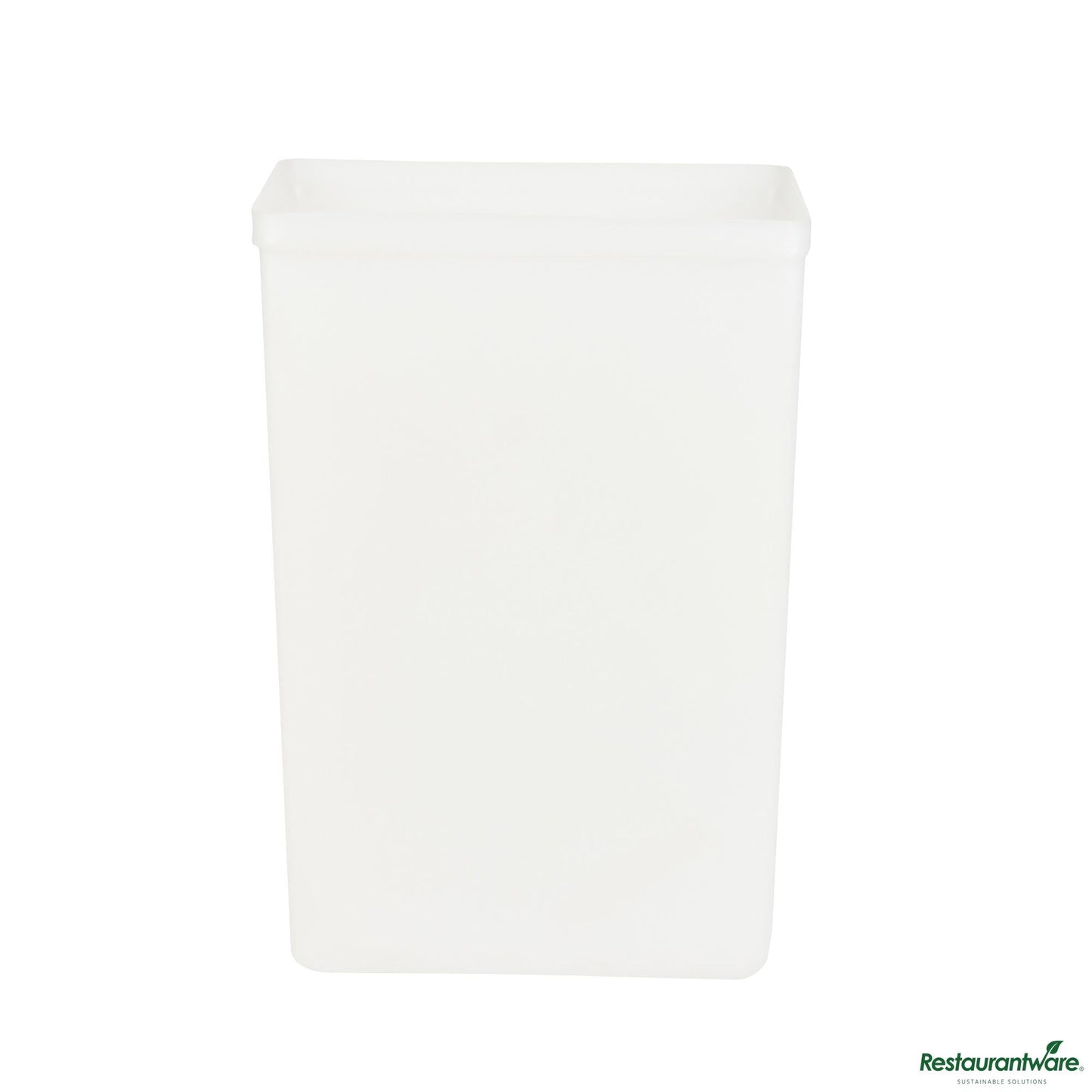 Wholesale Restaurantware 10 Gal / 160 Cup White Plastic Ingredient Bin - 15.1" X 9.1" X 23.1"- Bulk