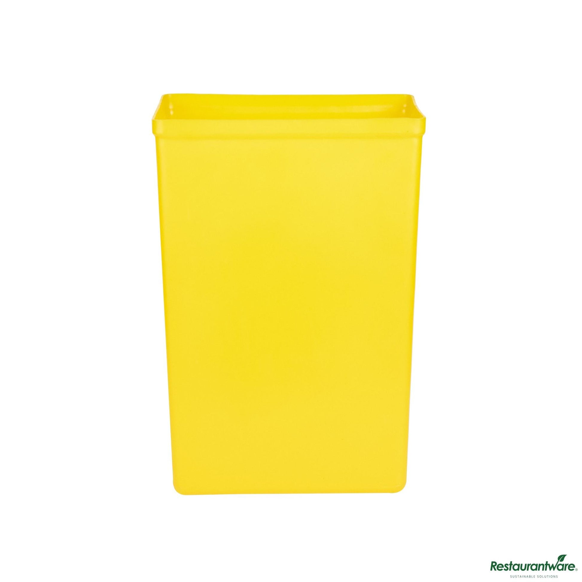 Wholesale Restaurantware 10 Gal / 160 Cup White Plastic Ingredient Bin - 15.1" X 9.1" X 23.1"- Bulk