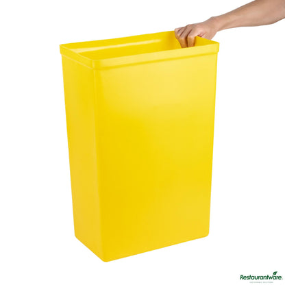Wholesale Restaurantware 10 Gal / 160 Cup White Plastic Ingredient Bin - 15.1" X 9.1" X 23.1"- Bulk