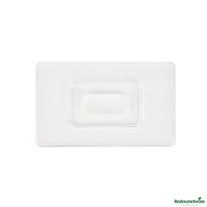 Wholesale Restaurantware Clear Plastic Lid - Fits 10 Gal / 160 Cup Ingredient Bin - 15.5" X 9.4" X 1.1"- Bulk