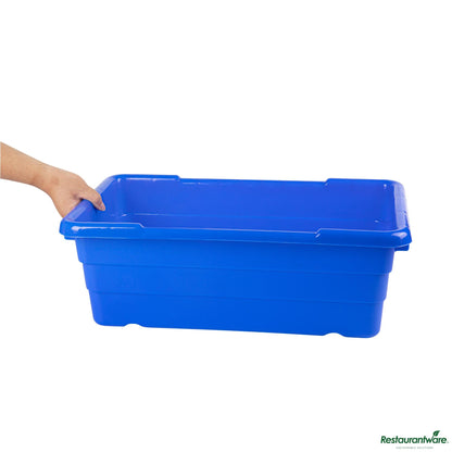 Wholesale Restaurantware Blue Meat Lug / Tote Box - 24.8" X 15.7" X 8.7"- Bulk